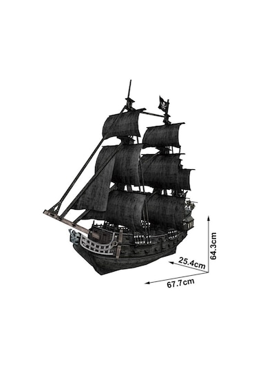 The Queen Anne's Revenge 3D - Puzzle