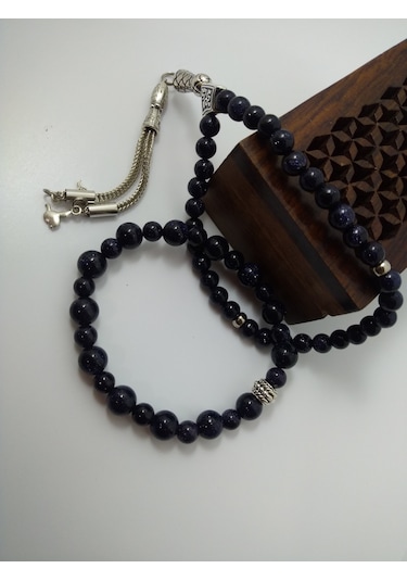 Yıldız Taşı Tespih ve Bileklik Takım / Doğaltaş Tespih-Bileklik  T