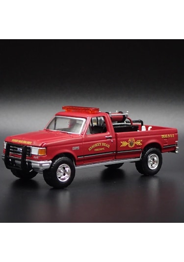 Greenlıght 1990 Ford F-250 Pıckup Truck Smokey Bear Serıes 31/64 Model Araba