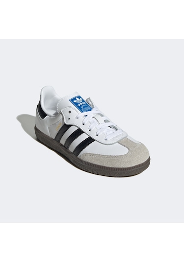 Adidas Originals Samba Og Çocuk Beyaz Spor Ayakkabı Düz Ie3677 Beyaz