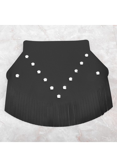 Xiyyadms Harley Davidson Motosikletleri İçin Pu Malzeme Arka挡泥板kürk Siyah Uzun Tüy - Dayanıklı Ve Pratik, Dıy Modifikasyon Parçası