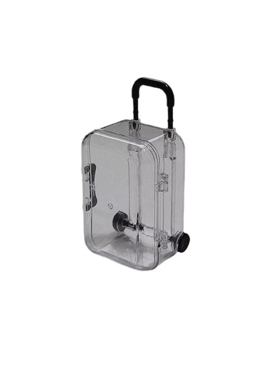 Schulzz Gerçekçi Bavul Şeklinde Mini 8x5x4 Cm Takı Saklama Kutusu