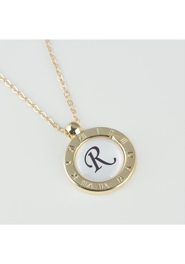 Seri Sonu Harfli Kolye-r N145 Sedef