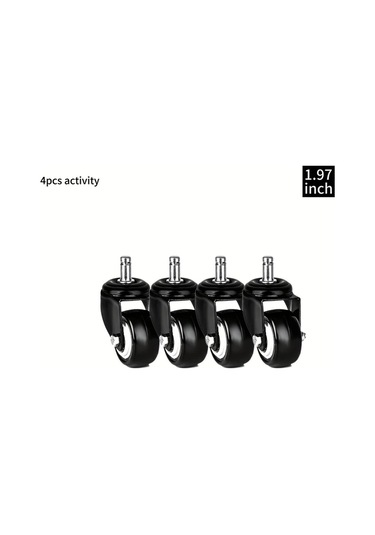 Dashanshop 4 Adet Heavy-duty Kilitli Sabit Frenli Sesiz Çarklı 1.97 İnç Döner Tekerlek