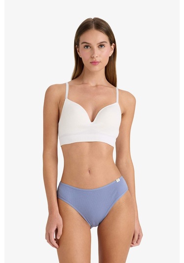 Defacto Ribana 3lü Brief Külot-fall İn Love D6404ax25aube572 Mavi