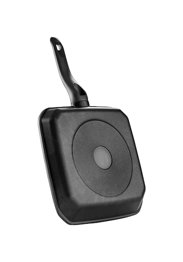 Nehir Royal Elite Siyah 26 cm Alüminyum Döküm Grill Tava