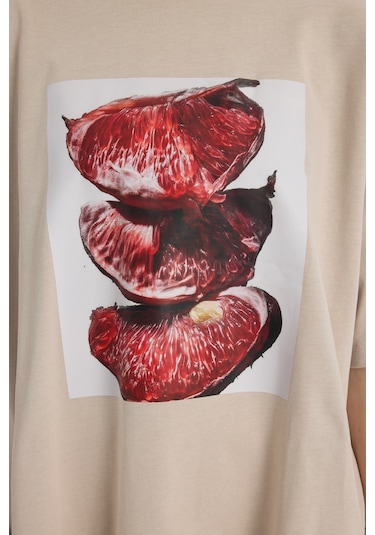 Mai Studıos Mai Studios Co. Pomelo Oversize Taş T-shirt Taş