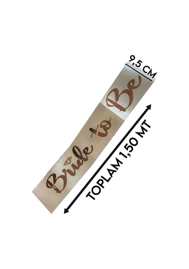 Kuşak Rose Gold Bride To Be Bekarlığa Veda Kuşağı