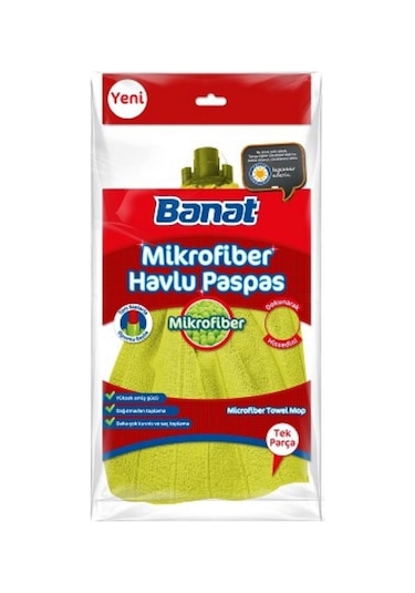 Banat Microfiber Havlu Yedek Paspas