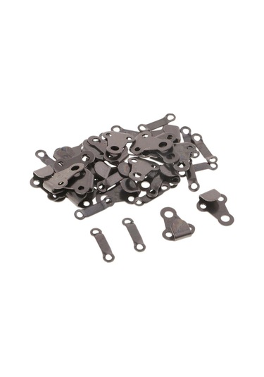 Suntek Pantolon Ve Etek Için 20 Takım Dikiş Kancaları Ve Göz Kapakları Siyah Nikel