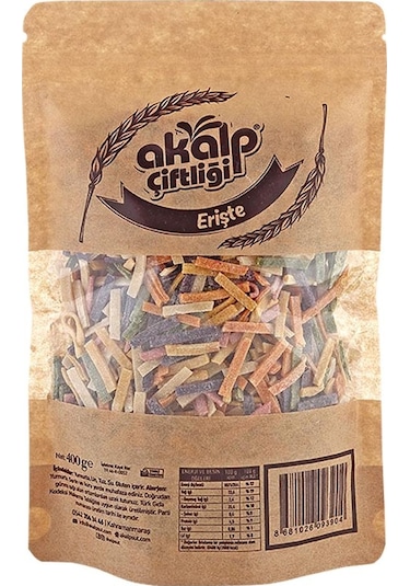 Ev Yapımı  Sebzeli Erişte 400 Gr