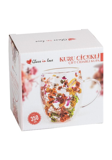 Kuru Çiçekli Çift Cidarlı Kupa