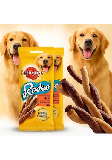 Pedigree Rodeo Biftekli Köpek Ödül Maması 70 Gr 2 Adet