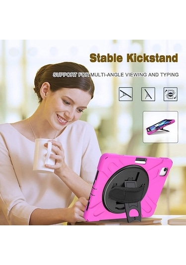 Duxweel Apple Uyumlu iPad Air 4 .Nesil - 5. Nesil 10.9 " Standlı Kılıf