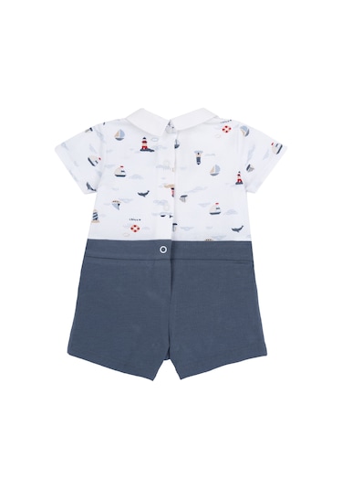 Chicco Tulum - Yarım Kol 09051363000000 000028 Dark Lıght Blue Mavi