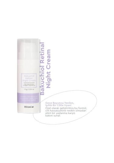 Bibimcos Bakuchiol Retinol Night Cream 15 G