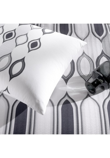 Taç Pike Takımı Falcon Gri Tek Kişilik