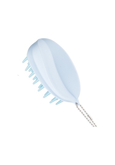 Carambola Saç Derisine Masaj Silikon Şampuan Fırçası-mavi