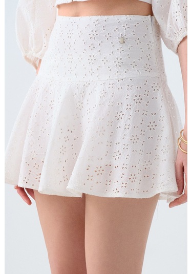 Loft Kadın Etek Beyaz