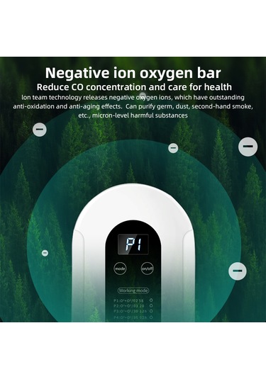 Reedark Taşınabilir Hava Temizleyici - Duman, Koku Ve Formaldehiti %99,3 Temizler, 4 Modlu Sessiz Çalışma 33db Beyaz