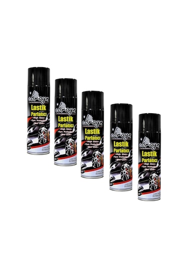 Lastik Tampon Parlatıcı Koruyucu Ebrayn Sprey 500 Ml 5 Adet