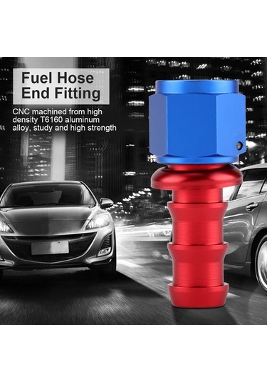 Fastbuy An10 Otomobil Yağ Soğutucu Bağlantısı - T6160 Alüminyum Cnc İşlenmiş, Anodize Kaplama, Kolay Montaj, Dürtme/tork Kili