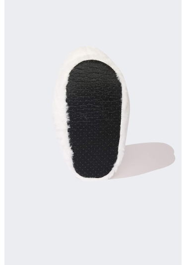 DeFacto Kız Çocuk Düz Taban Panduf A9709A824WNWT1 Beyaz