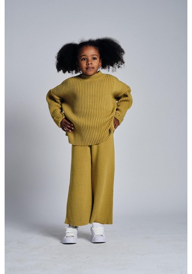 Triko Salaş İkili Takım Fıstık Yeşili