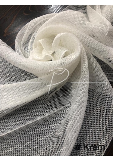 Tül Perde Nire Desen Düz Armür Etek Kurşun Sarım 4 Renk Çok Renkli