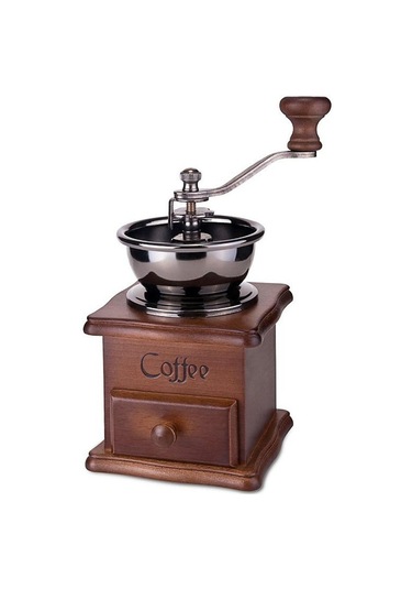 Yeni Ahşap + Metal Manuel Kahve Değirmeni Kahve Makinesi Kahve Makinesi Mutfak Malzemeleri Diy Aracı Hediye