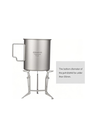 Teltree Titanyum Dış Mekan Alkol Ocağı - Ayarlanabilir Ayaklı, Sıvı/katı Kullanıma Uygun, Kamp İçin Taşınabilir Fırın + Yangın Söndürme Kapağı Çok Renkli