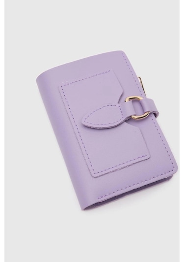 Shule Bags Kiki Çıtçıt Kapamalı Kadın Cüzdan Lila