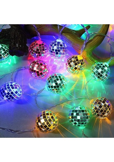 Büro Ev Ofis Aydınlatması İçin 2mt 10led Rgb Disko Toplu Lamba Diğer