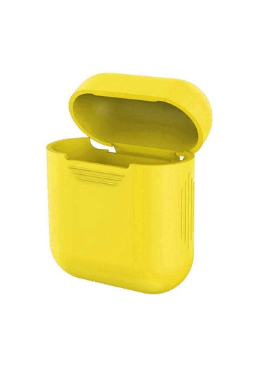 Kilifone - Airpods Uyumlu Airpods - Kılıf Standart Silikon Kılıf - Sarı