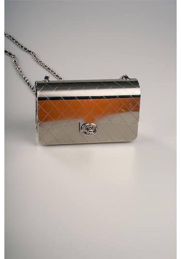 Ççs Kadın 17773 Omuz Askılı El Çantası GÜMÜŞ