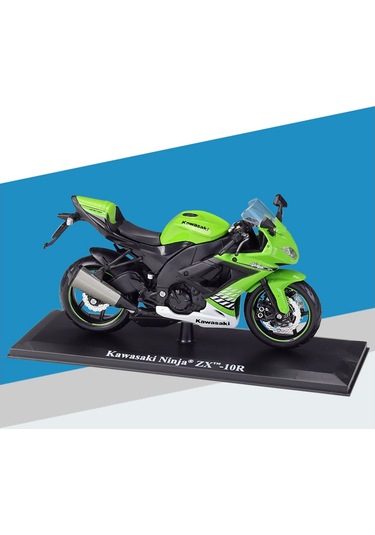 Maisto 32709 Standlı Kawasaki Zx-10R Yeşil 1:12 Model Motosiklet Fiyatları  ve Özellikleri