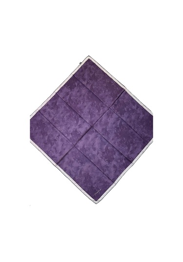Piramit 90 X 90 Dj Luxer Rayon Eşarp-5972-1 - 90 X 90 / 16 Mor
