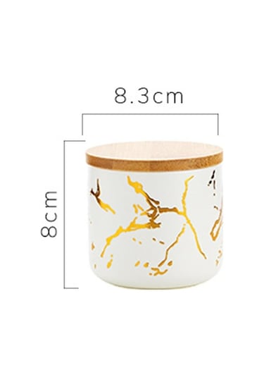 Westworld Ahşap I Seramik Şekerlik Biber Kavanozu Ev Dekor