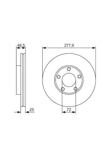 Mazda 3 1.6 2003-2013 Bosch Ön Disk Netparbd1879 2 Adet