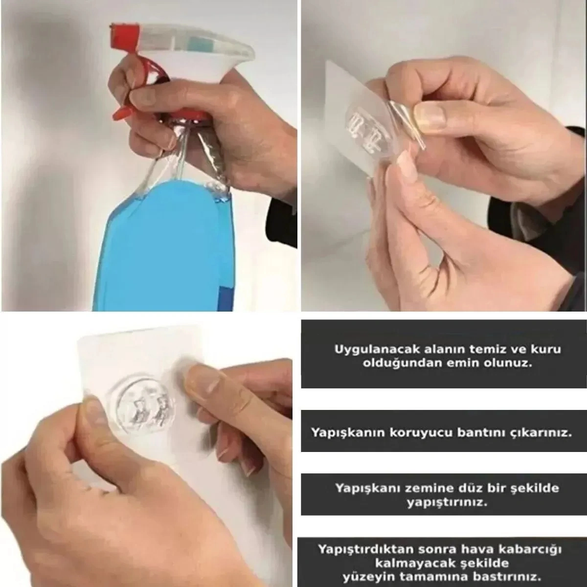 Yapışkanlı Banyo Köşeliği Kancalı Köşe Rafı Duş Şampuanlık Duvar Düzenleyici Organizer Raf Kahverengi