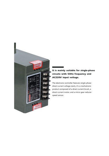 Kosona Dc-51 180v Dc Motor Hız Kontrol Cihazı - Mikro Elektronik Regülatör, Tek Fazlı, Çıkış Gerilimi Ayarlanabilir