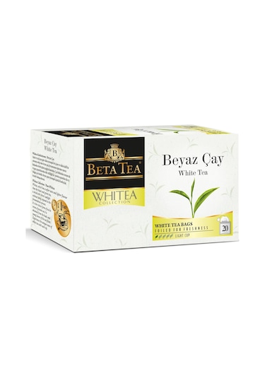 Beta Tea Whitea Beyaz Süzen Poşet Çay 20 x 1.2 G