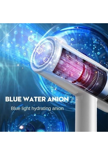 Joyhub 1200w Plastik Saç Kurutucu, Güçlü Rüzgar Taşınabilir Yüksek Güç Sabit Sıcaklık Saç Üfleyici Ynxf2q