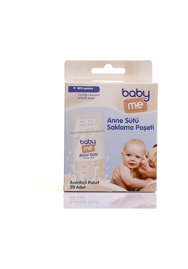 Baby Me Süt Saklama Poşeti 50 Adet