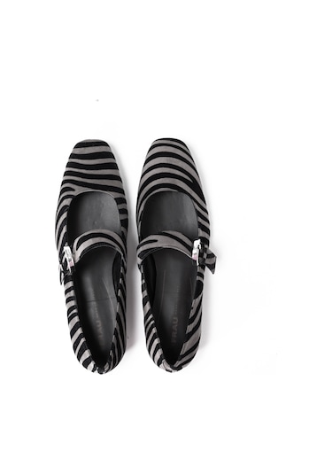 Zebra Babet Kadın 91e4 Frau Velvettecfloc Çok Renkli