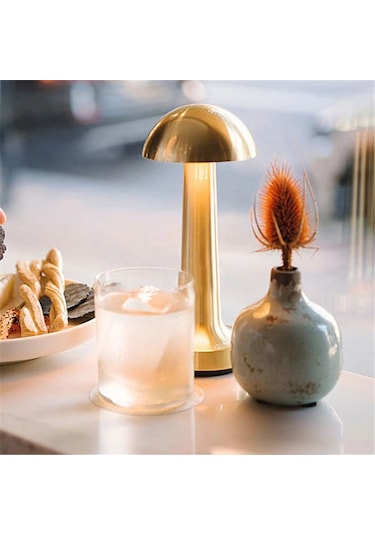 Şarjlı Masa Lambası Dimmerli Dokunmatik Lizbon Dekoratif Abajur