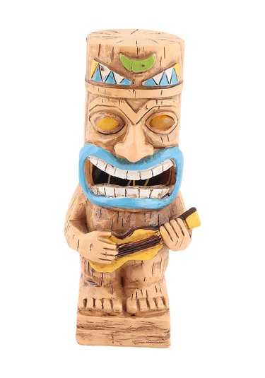 Ximistore9 Bahçe Ve Teras İçin Güneş Enerjili Dekoratif Işık - Otomatik Açılan Reçine Mayalı Figür Piyano Çalan Totem