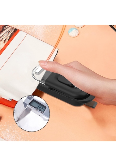 Homyl Vakum Torbası Kapama Makinesi Yeniden Kapatma Torbaları Siyah