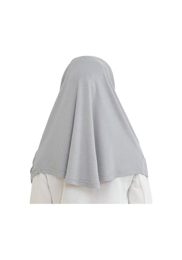 Çocuk Hazır Giyim Başörtüsü Şal Turban Viskon - Gri Gri