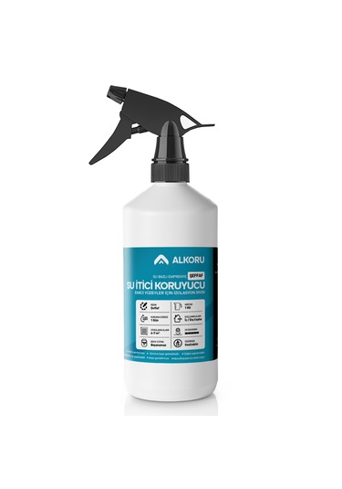 Alkoru 1 Kg Şeffaf Emici Yüzeyler İçin Su İtici Ve Koruyucu Malz.